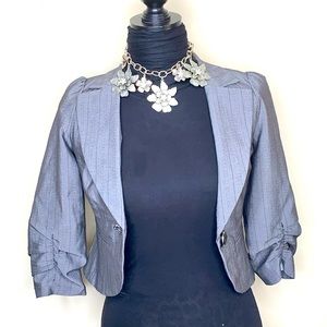 XOXO Black and Grey Blazer